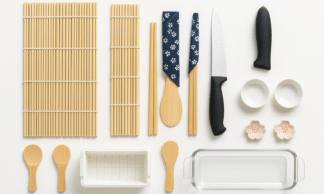 Kit Para Preparo De Comida Japonesa Sushi Bambu Novo
