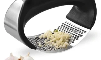 Triturador e Espremedor de Alho em Aço Inox – Prático e Durável